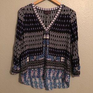 Hale Bob Long sleeve blouse
